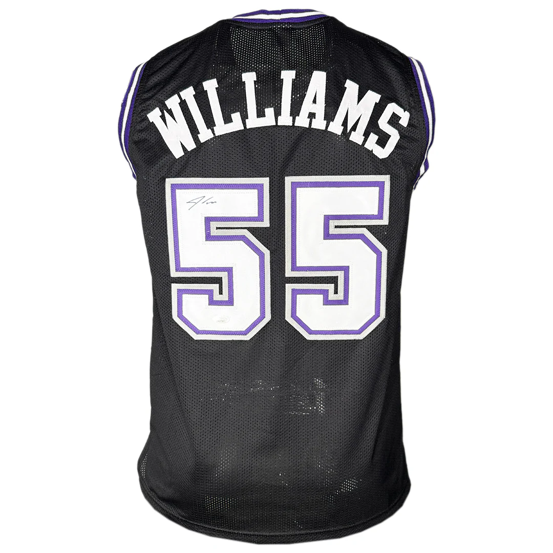 Jason Williams Signed Sacramento Black Basketball Jersey (JSA)