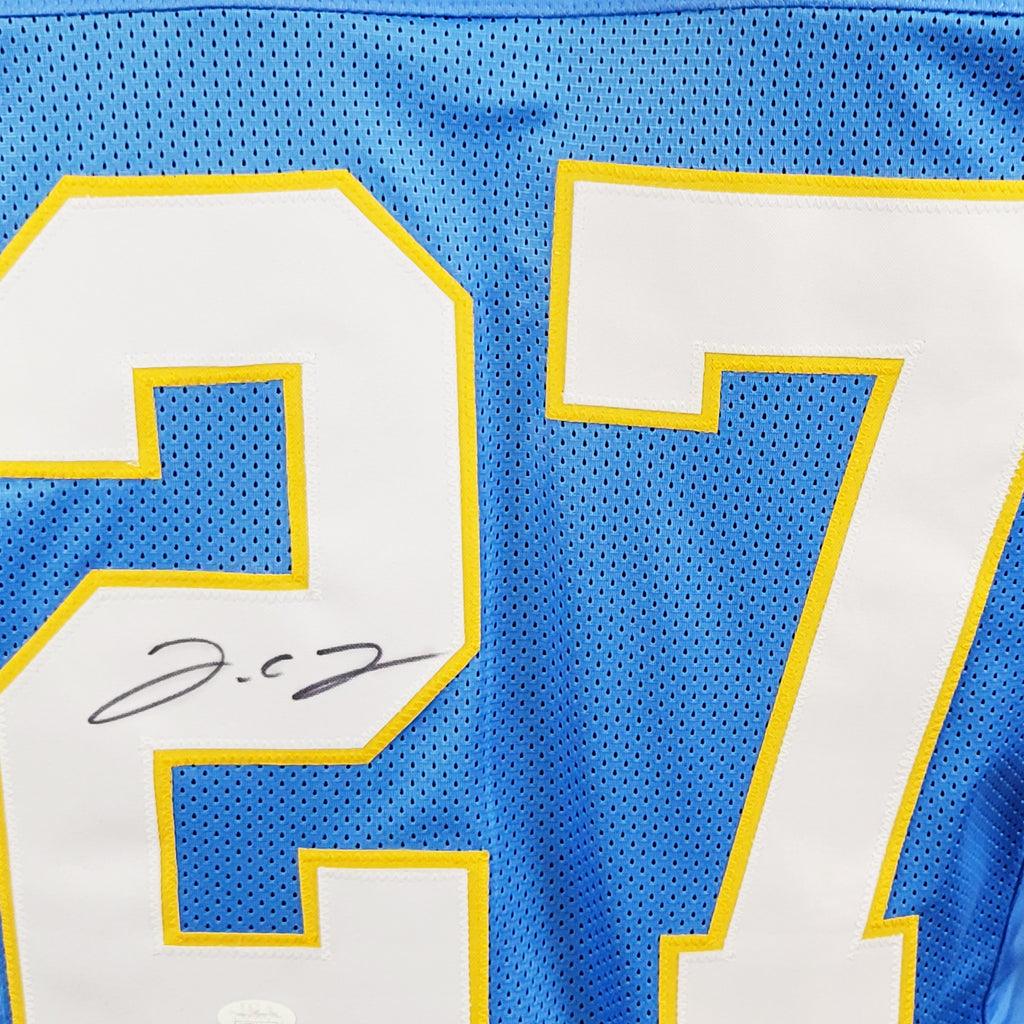 JC Jackson Signed Los Angeles Light Blue Football Jersey (JSA) - Image 2