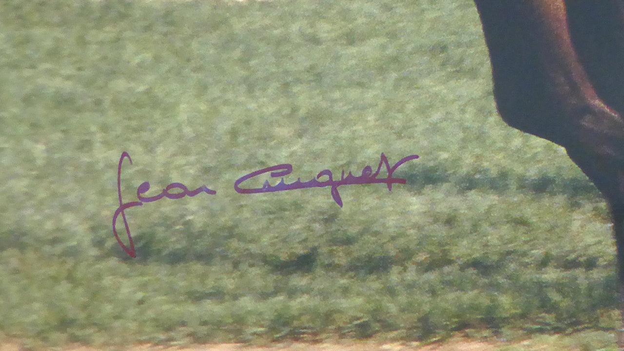 Jean Cruguet Autographed 16x20 Photo Seattle Slew PSA/DNA Stock #18015 - Image 2