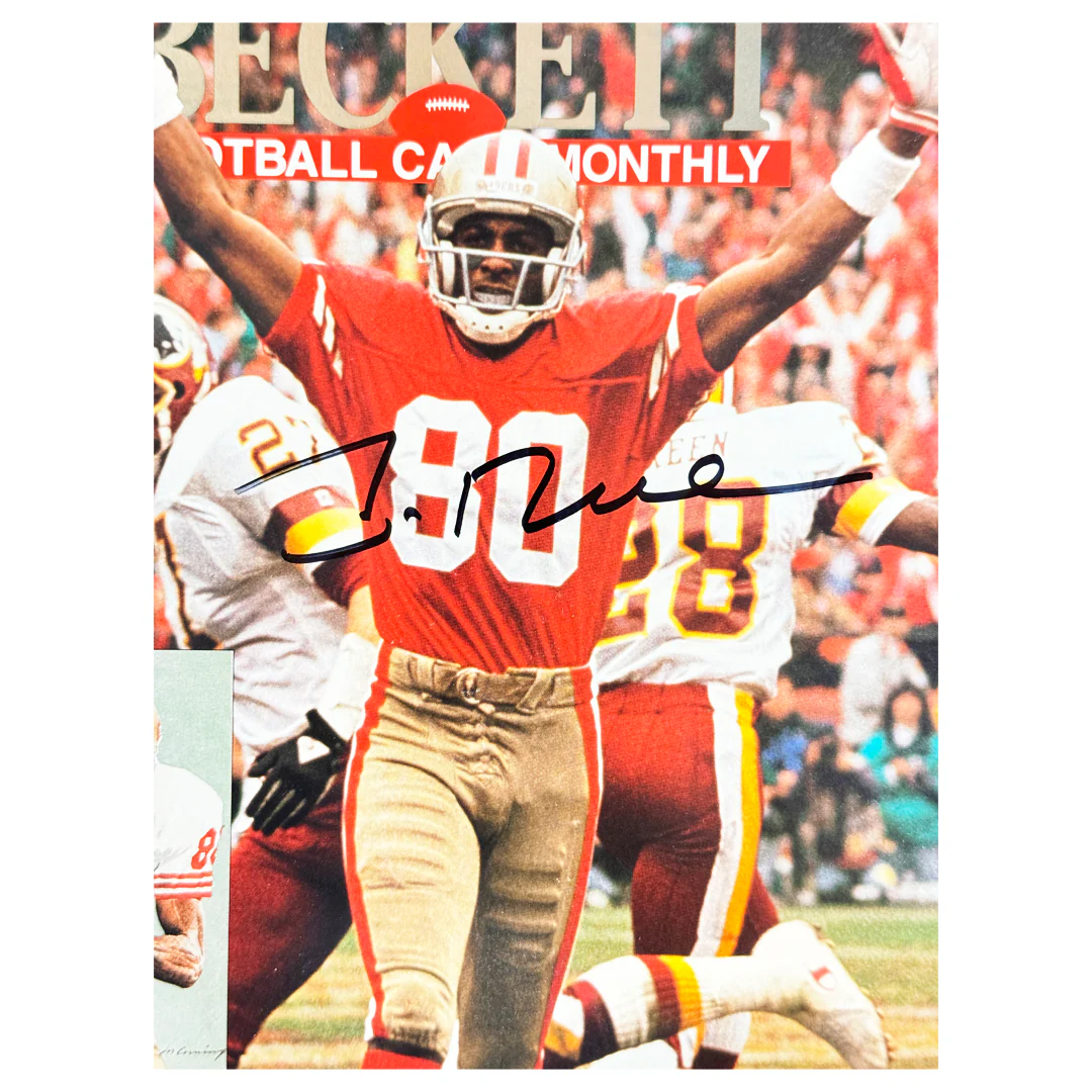 Jerry Rice Signed Beckett Magazine 7/1991 Issue (PSA) - Image 2