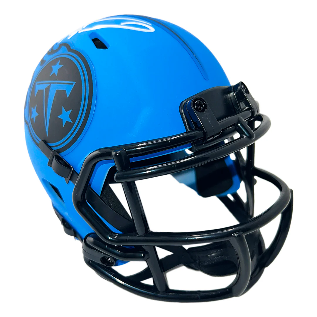 Jevon Kearse Signed Tennessee Titans Rave Mini Football Helmet (JSA) - Image 3
