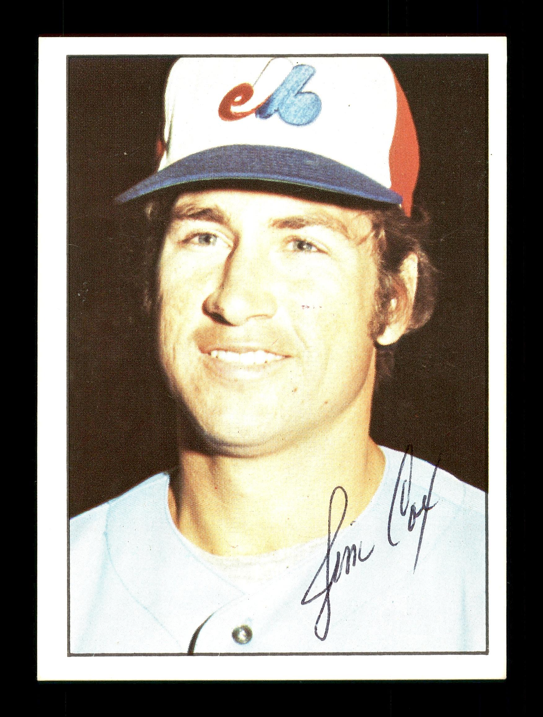 Jim Cox Autographed 1975 SSPC Card #325 Montreal Expos SKU #172495