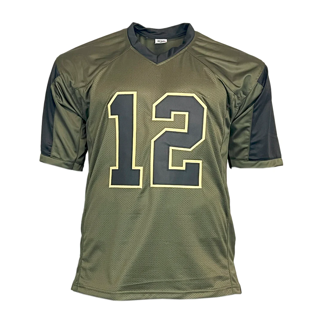 Jim Kelly Unsigned Salute to Service Football Jersey - Image 2