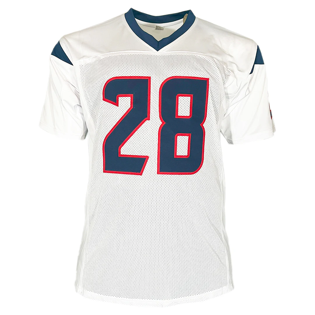 Joe Mixon Signed Houston White Football Jersey (JSA) - Image 3