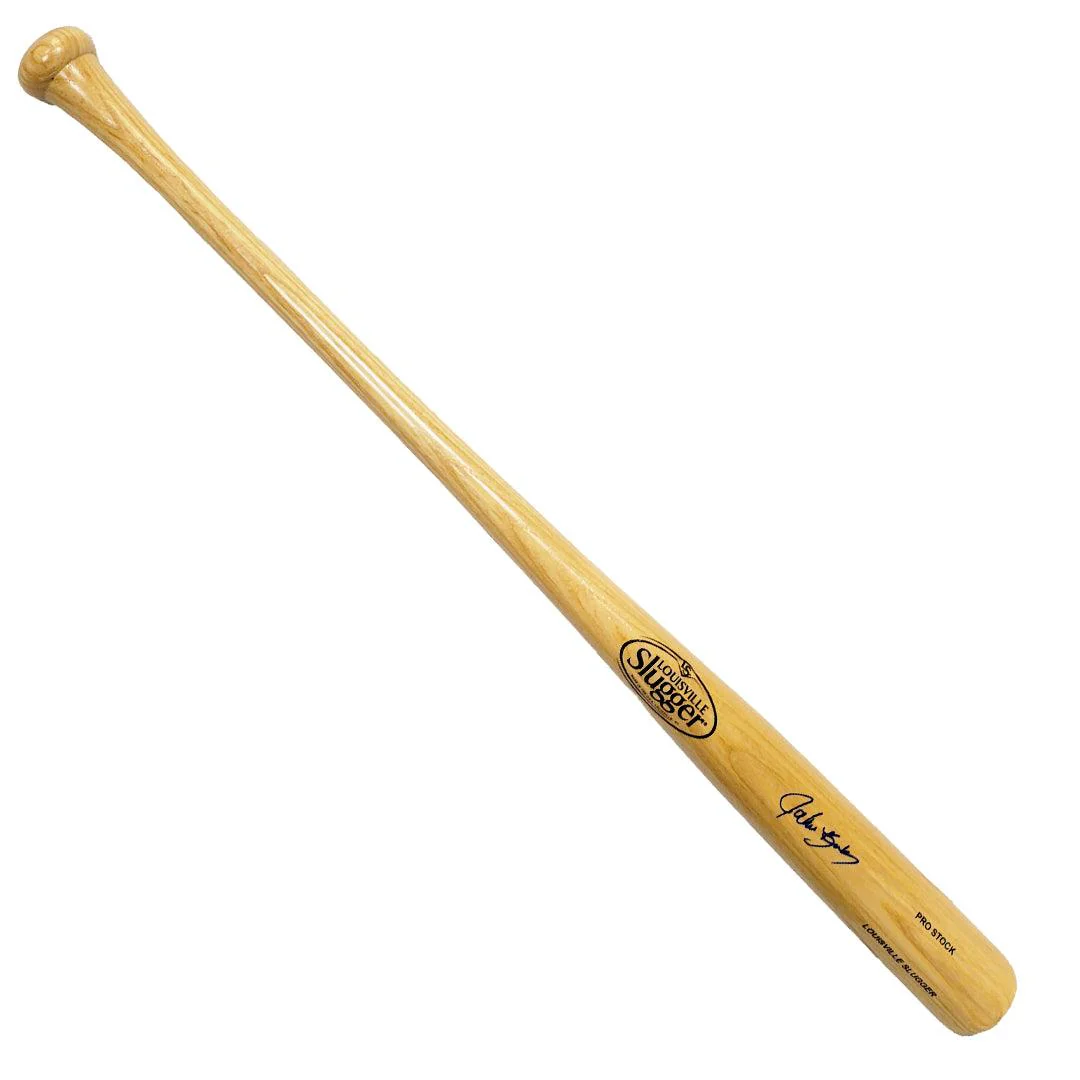 John Kruk Signed Louisville Slugger Official MLB Blonde Baseball Bat (Beckett) - Image 2