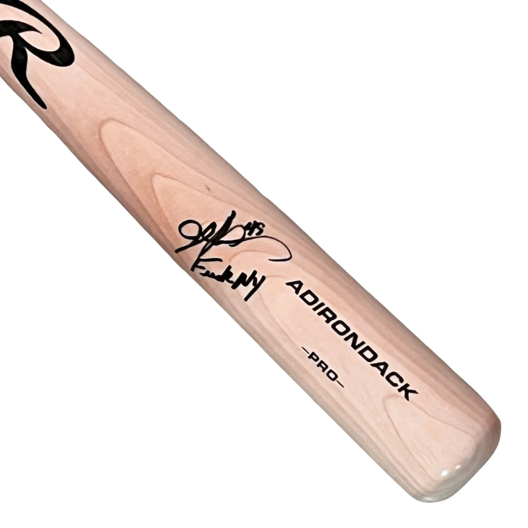 John Rocker Signed F*** NY Inscription Rawlings Blonde Baseball Bat Black Ink (Beckett)