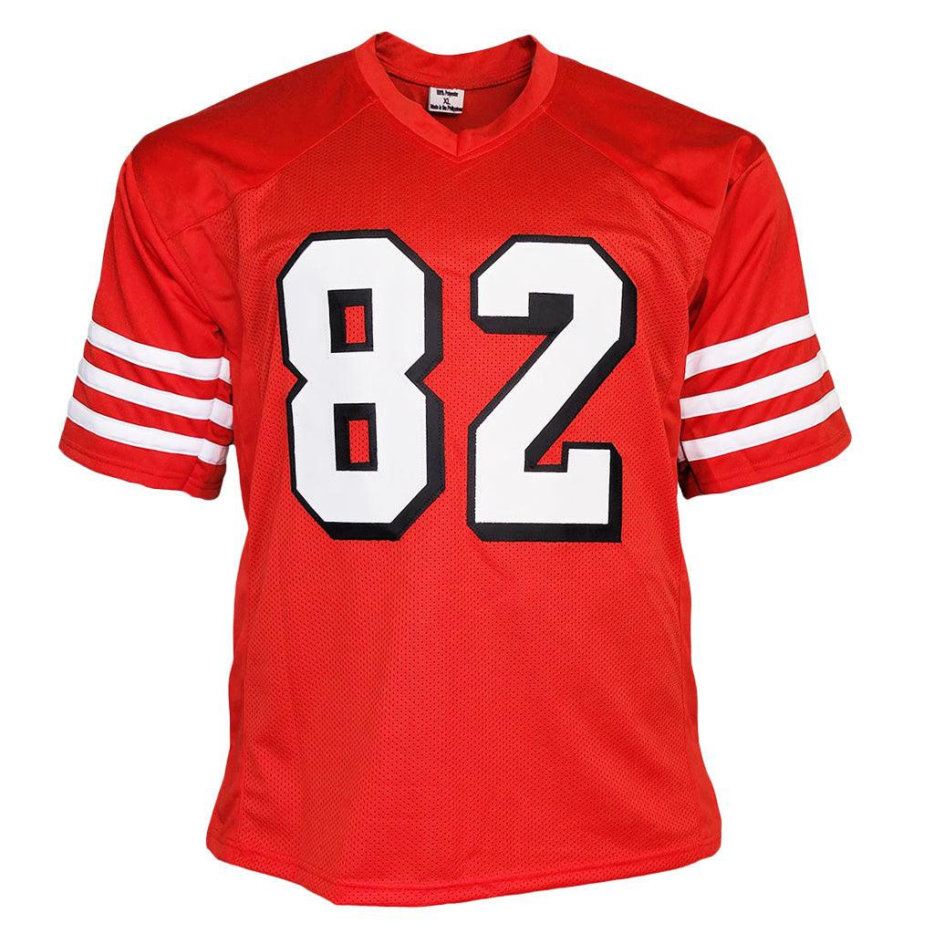 John Taylor Signed San Francisco Shadow Number Red Football Jersey (JSA) - Image 2