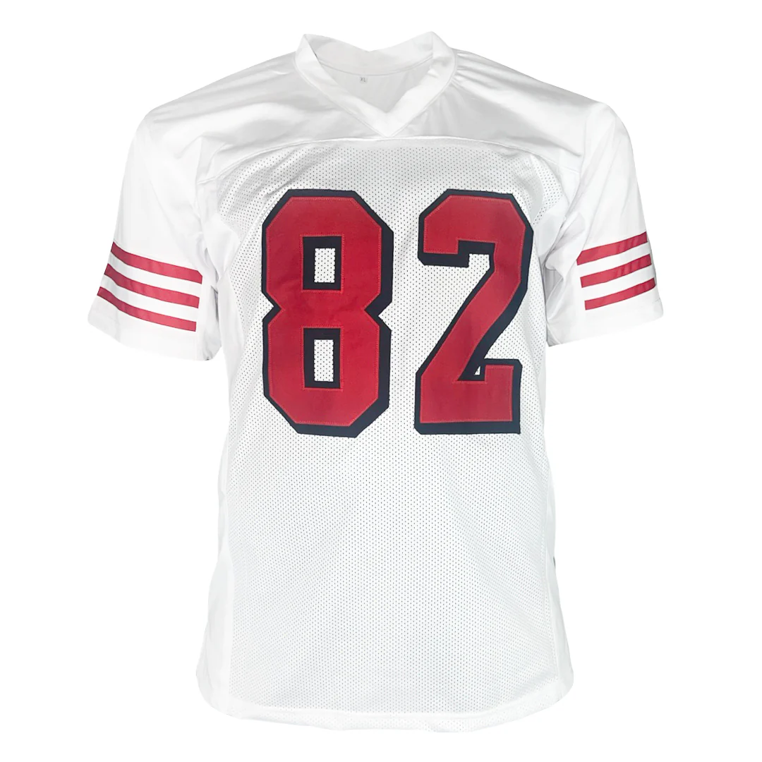 John Taylor Signed San Francisco White Shadow Numbers Football Jersey (JSA) - Image 3