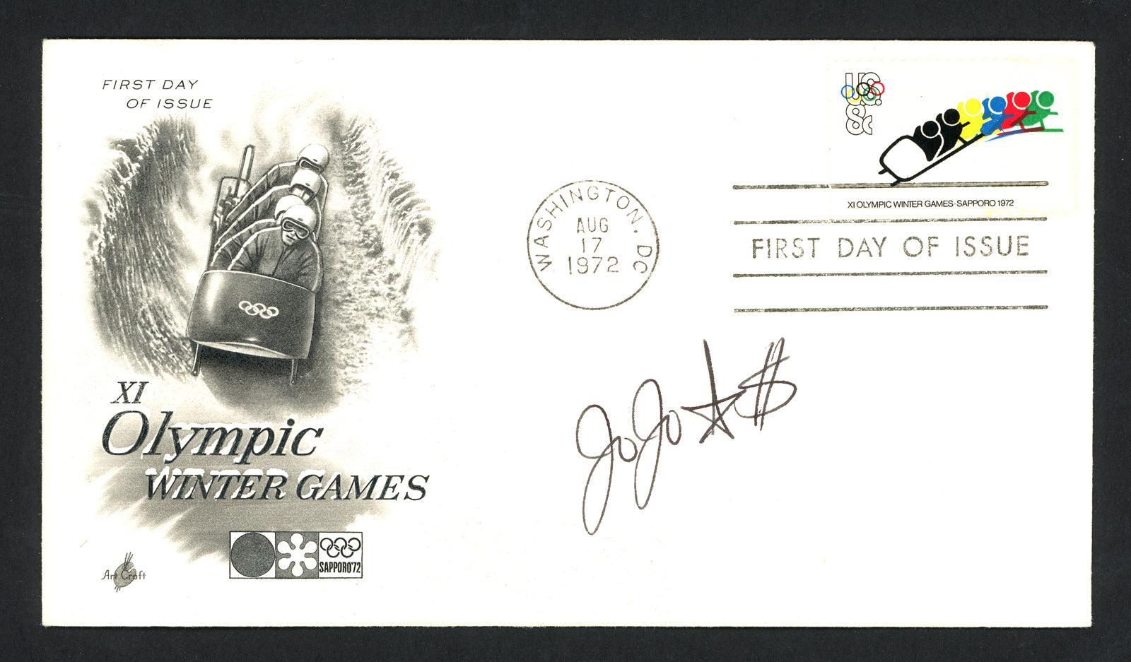JoJo Starbuck Autographed First Day Cover Olympic Figure Skater SKU #159641
