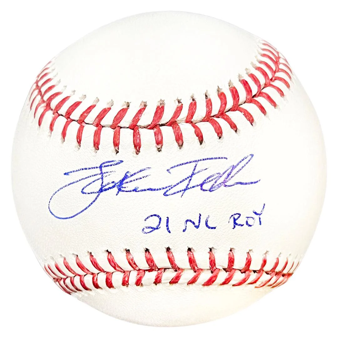 Jonathan India Signed 21 NL ROY Inscription Rawlings Official Major League Baseball (Beckett)