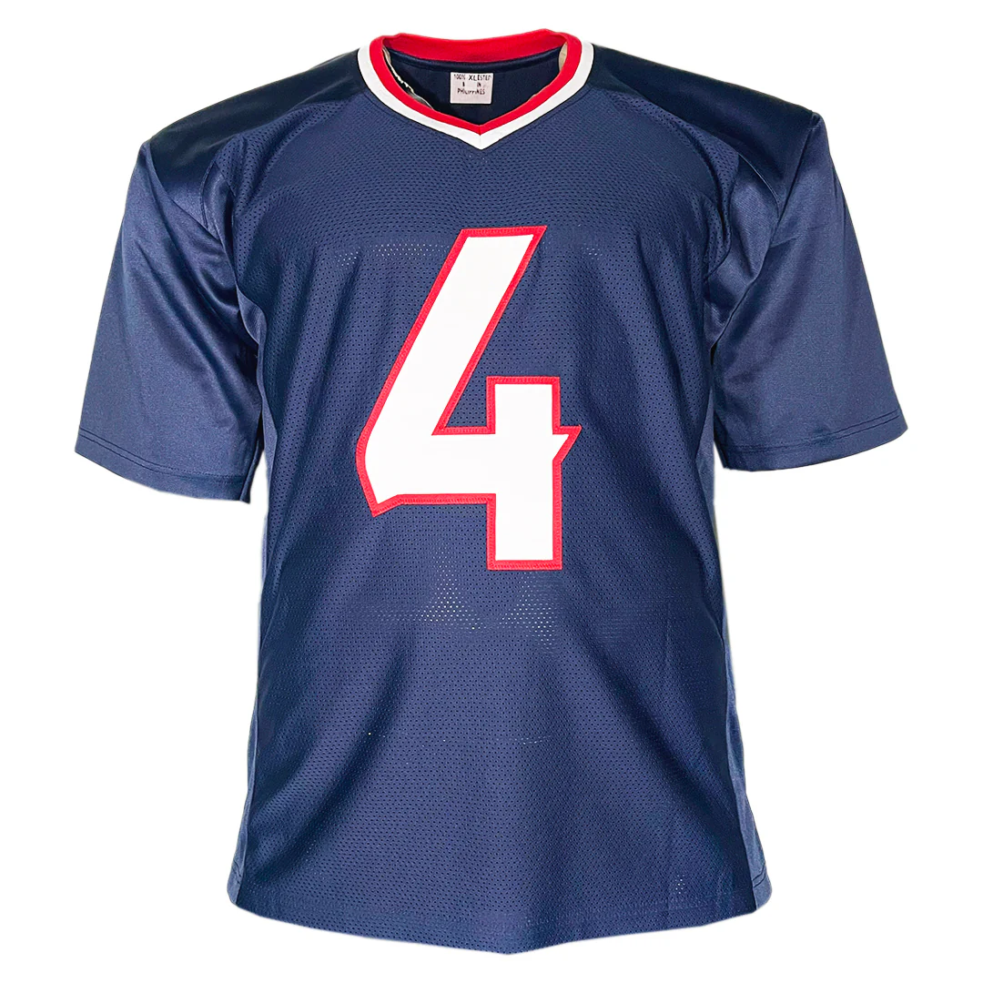 Kamari Lassiter Signed Houston Blue Football Jersey (JSA) - Image 3