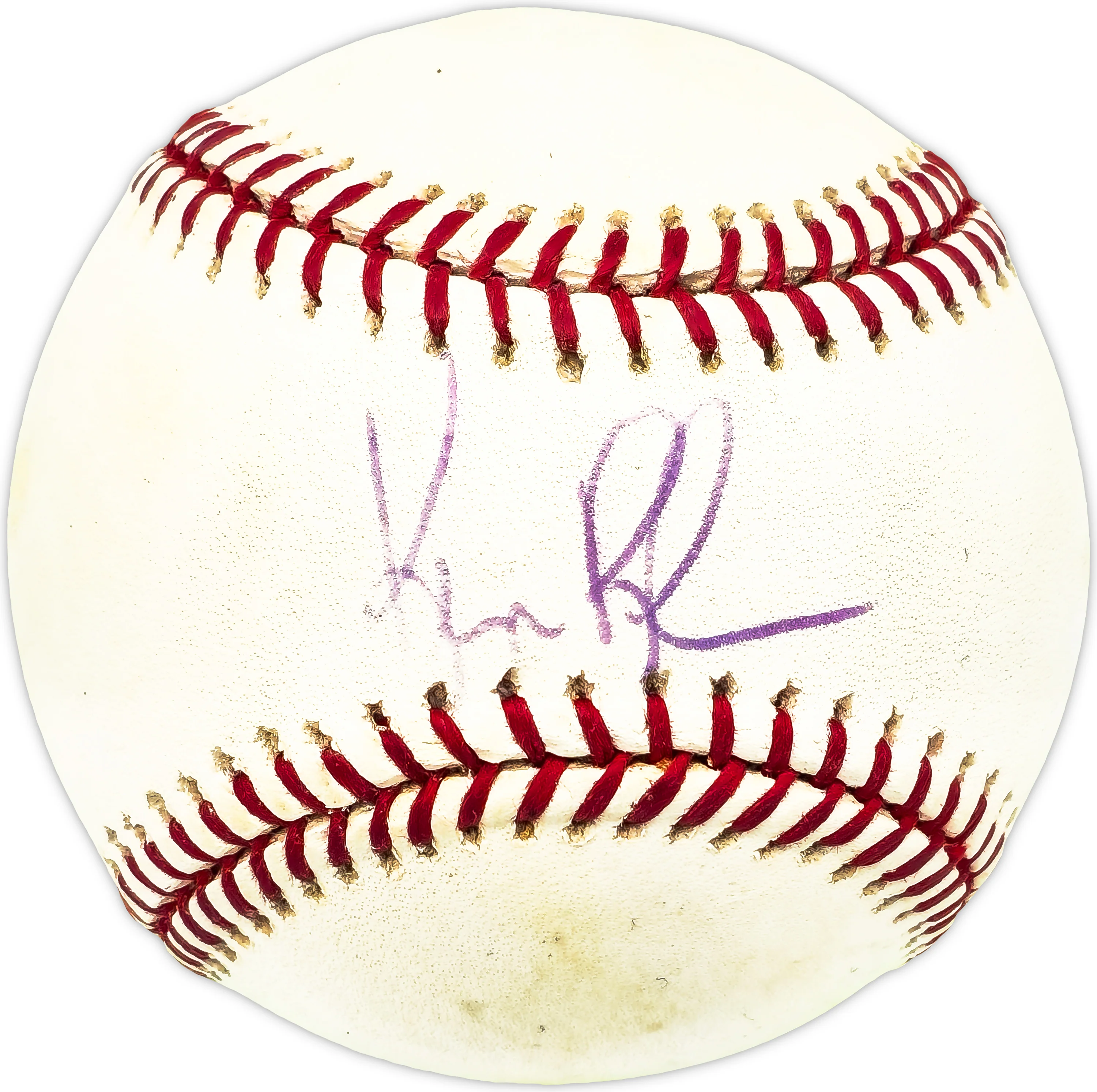 Ken Rudolph Autographed Official MLB Baseball Chicago Cubs