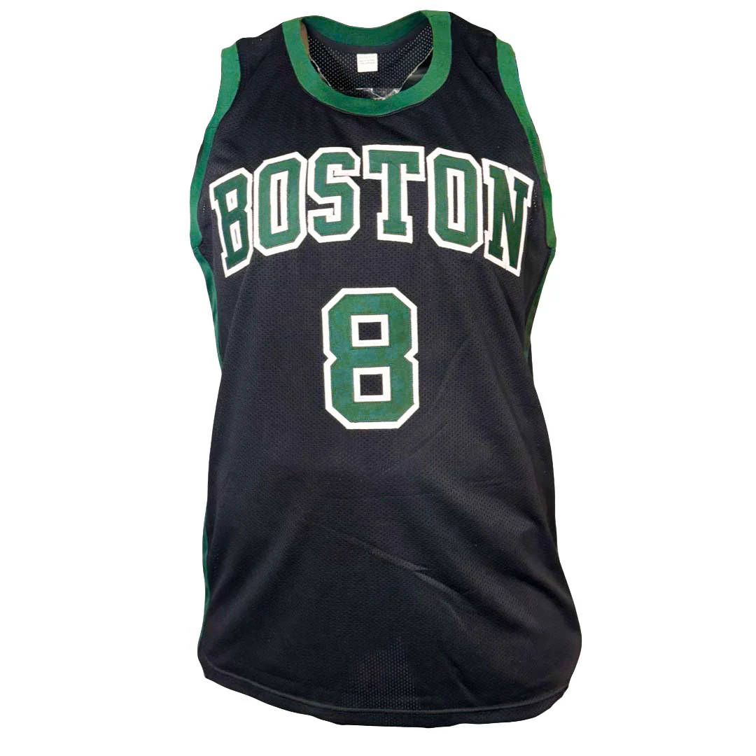 Kristaps Porzingis Signed Boston Black Basketball Jersey (Beckett) - Image 3