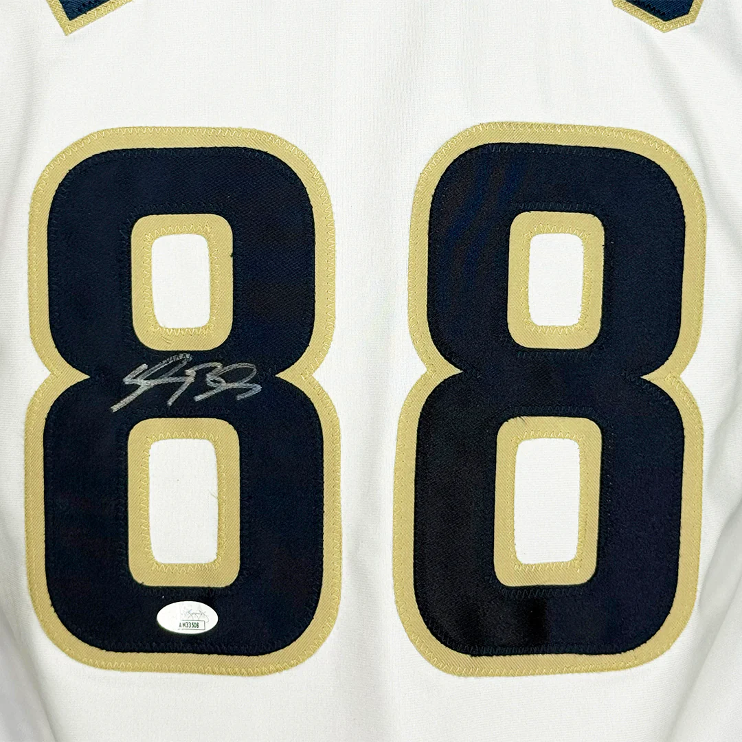 Kyle Blanks Signed San Diego White Baseball Jersey (JSA) - Image 2