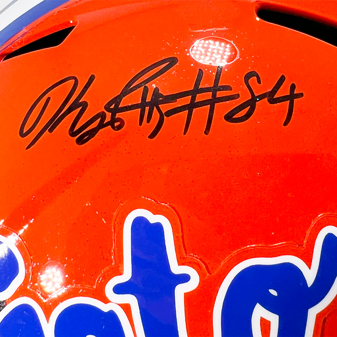 Kyle Pitts Signed Florida Gators Orange Speed Full-Size Replica Football Helmet (Beckett) - Image 2