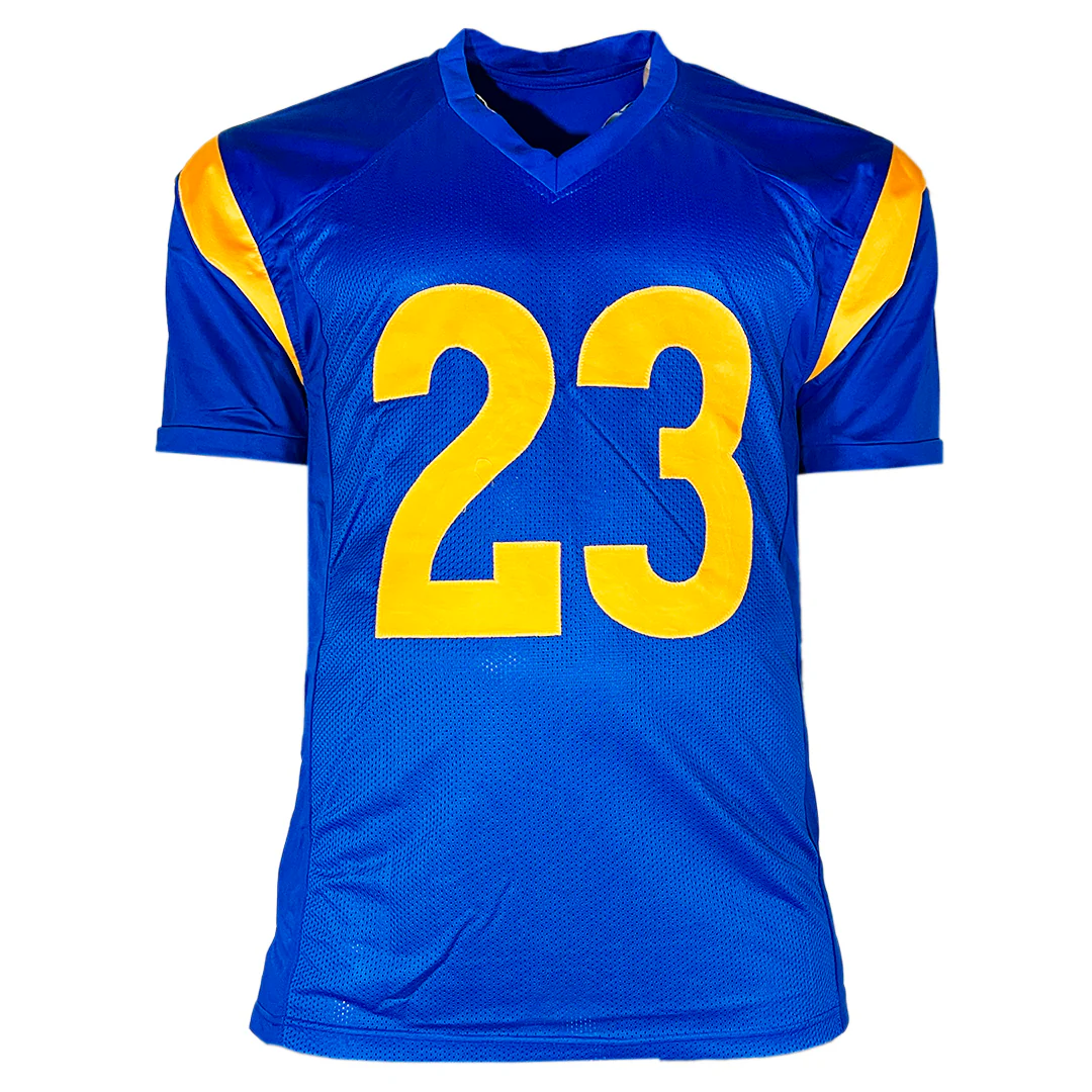 Kyren Williams Signed Los Angeles Blue Football Jersey (Beckett) - Image 3