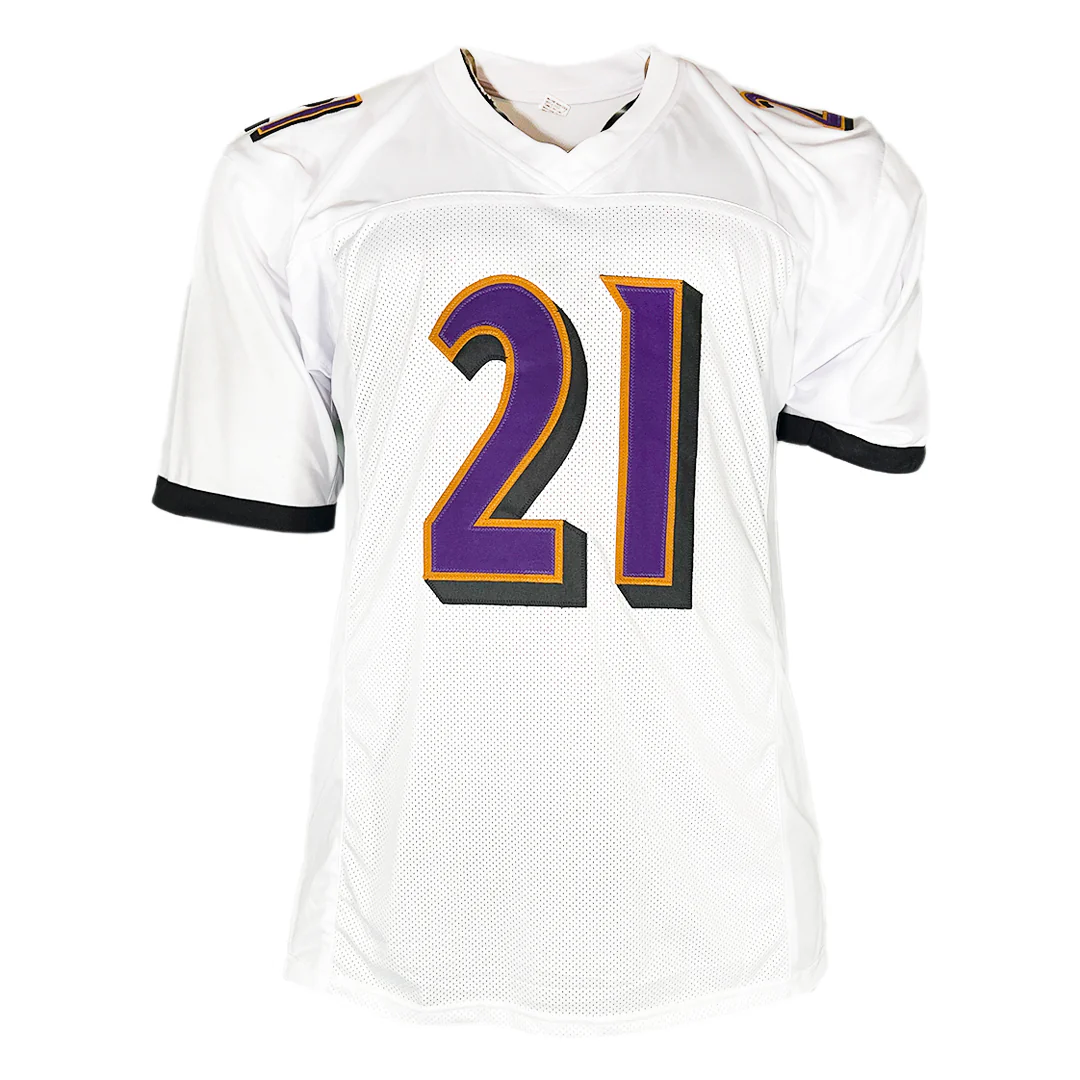 Ladarius Webb Signed Baltimore White Football Jersey (JSA) - Image 3