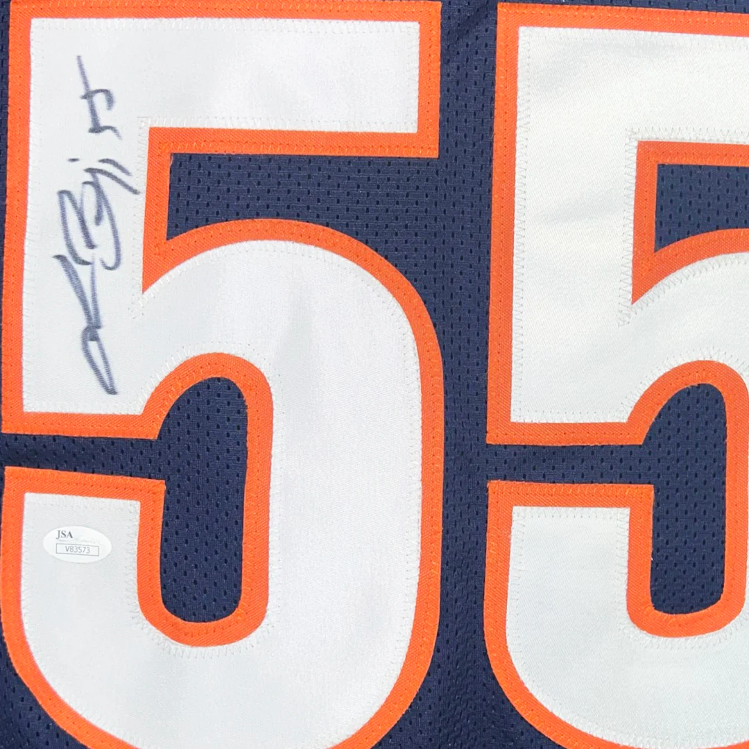 Lance Briggs Signed Chicago Navy Football Jersey (Beckett) - Image 2
