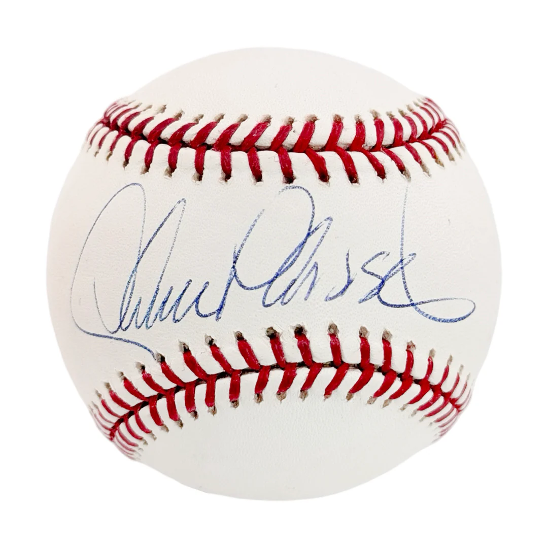 Lance Parish Signed Rawlings Official Major League Baseball (JSA)