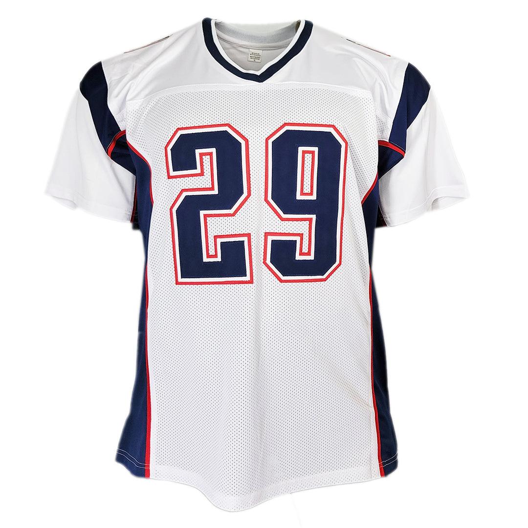 LeGarrette Blount Signed New England White Football Jersey (JSA) - Image 3
