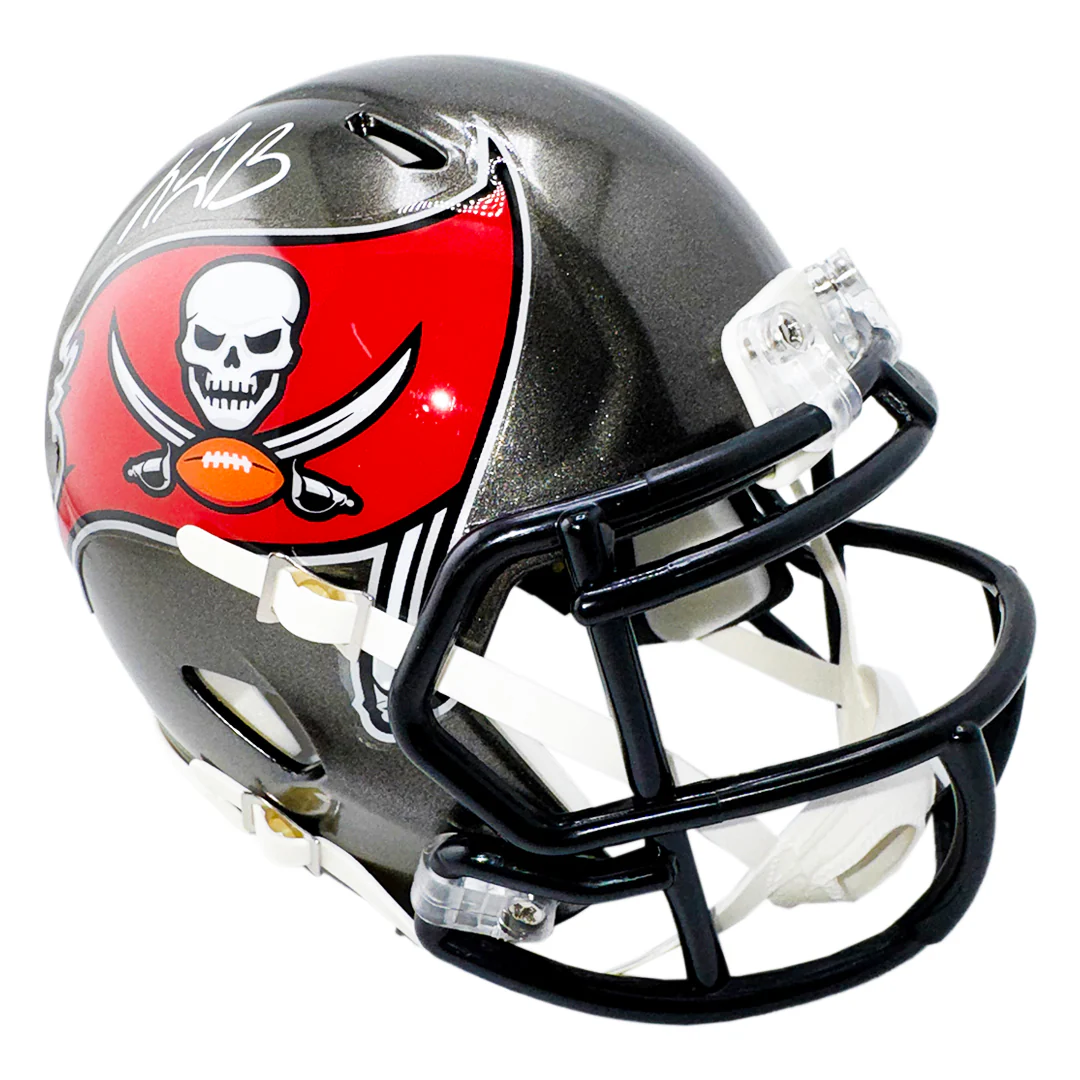 LeGarrette Blount Signed Tampa Bay Buccaneers Speed Mini Football Helmet (JSA) - Image 3