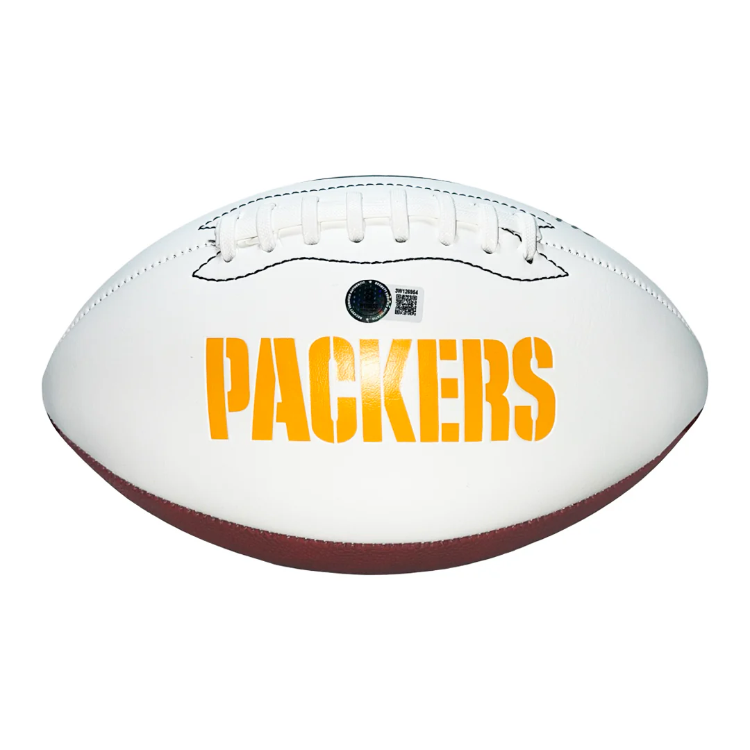 Leroy Butler Signed HOF 2022 Inscription Green Bay Packers Official NFL Team Logo Football (Beckett) - Image 3