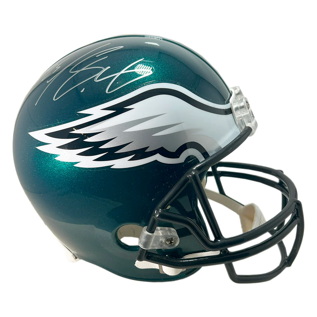 LeSean McCoy Signed Philadelphia Eagles Full-Size Replica Football Helmet (JSA)