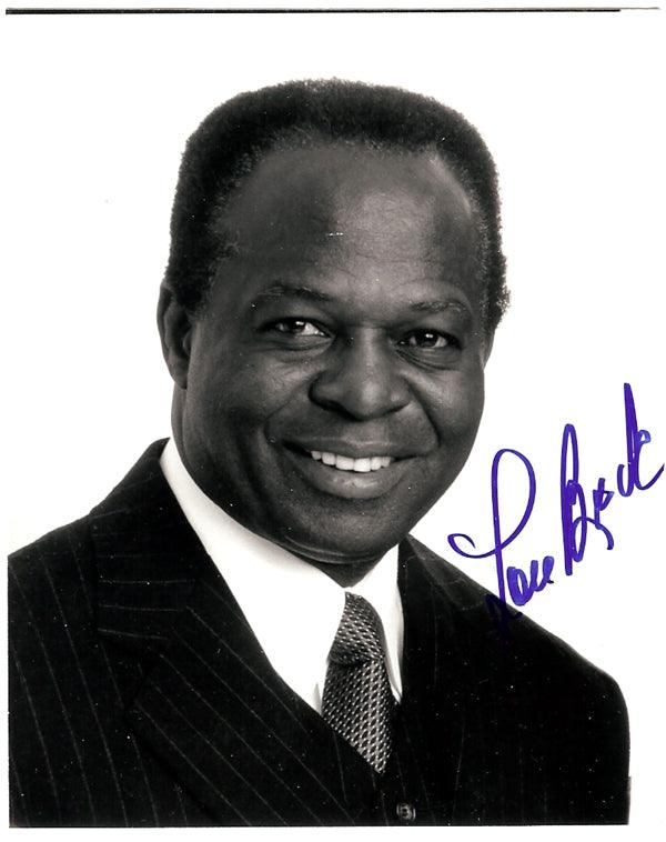 Lou Brock Autographed 4x5 Photo St. Louis Cardinals SKU #106112