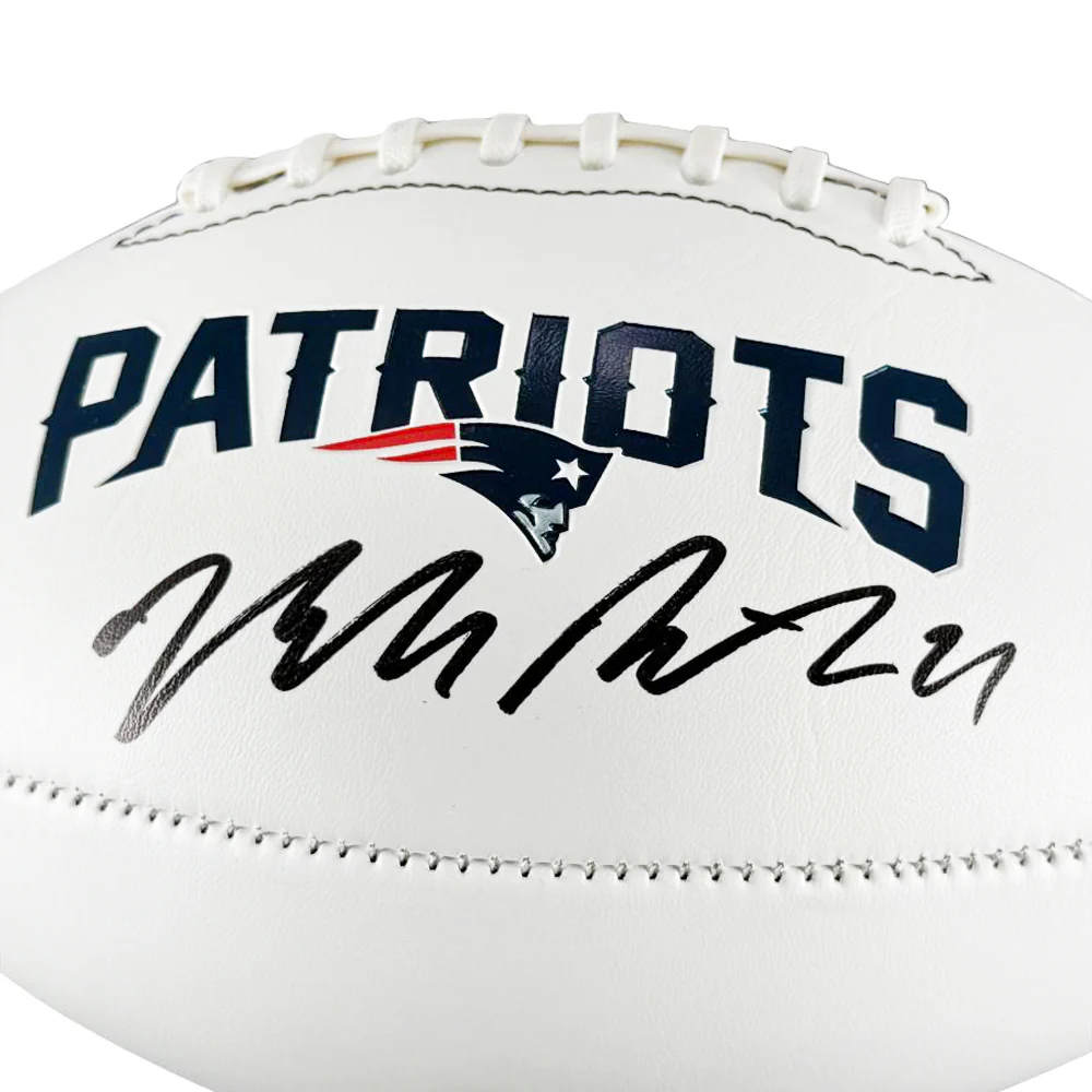 Malcom Butler Signed New England Patriots Official NFL Team Logo Football (JSA) - Image 2