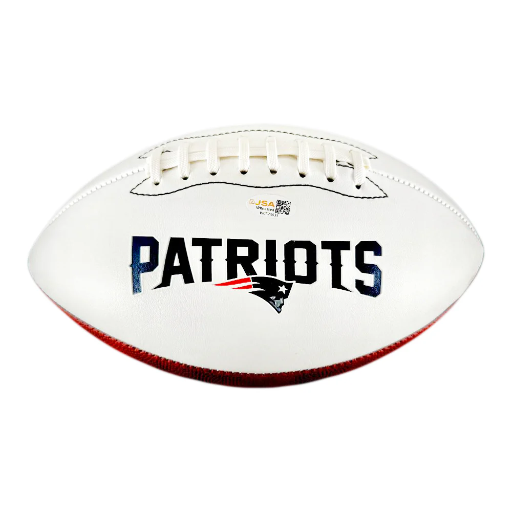 Malcom Butler Signed New England Patriots Official NFL Team Logo Football (JSA) - Image 3