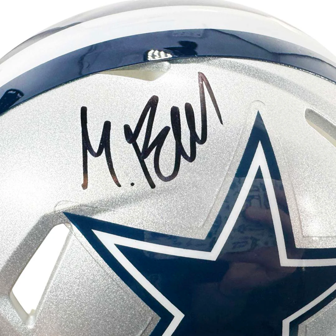Markquese Bell Signed Dallas Cowboys Speed Mini Football Helmet (JSA) - Image 2