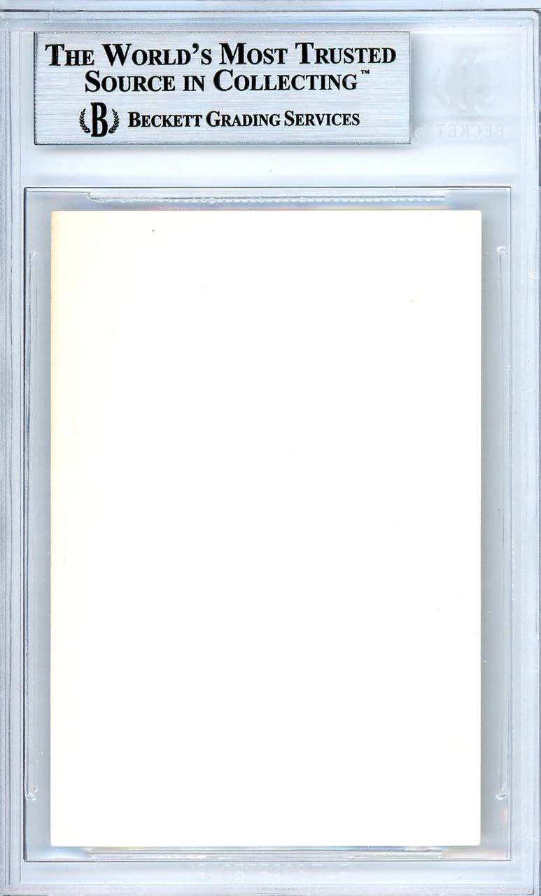 Marv Grissom Autographed 1979 Diamond Greats Card #46 New York Giants Beckett BAS #10711622 - Image 2