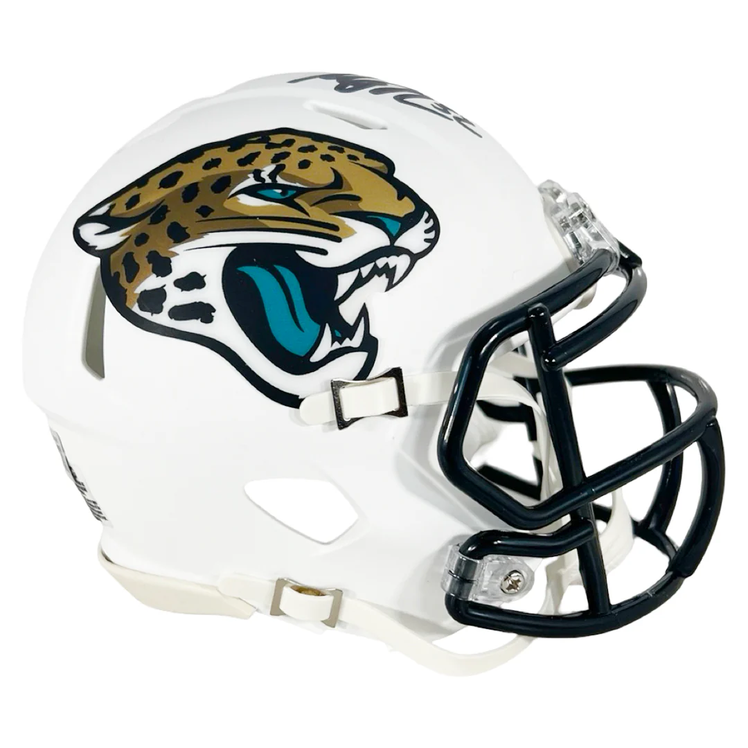 Maurice Jones-Drew Signed Jacksonville Jaguars Alt 2024 Speed Mini Football Helmet (Beckett) - Image 3