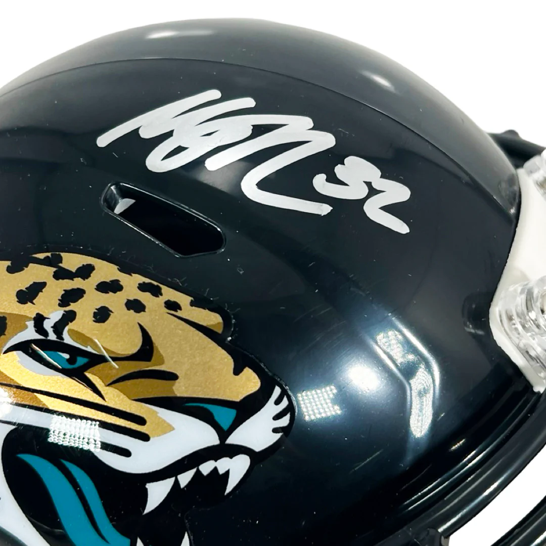Maurice Jones-Drew Signed Jacksonville Jaguars Speed Mini Football Helmet (Beckett) - Image 2
