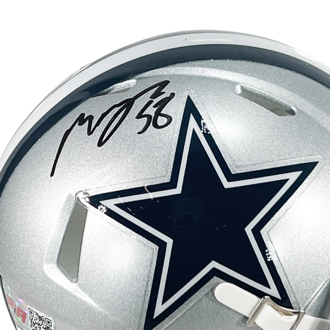 Mazi Smith Signed Dallas Cowboys Speed Mini Football Helmet (JSA) - Image 2