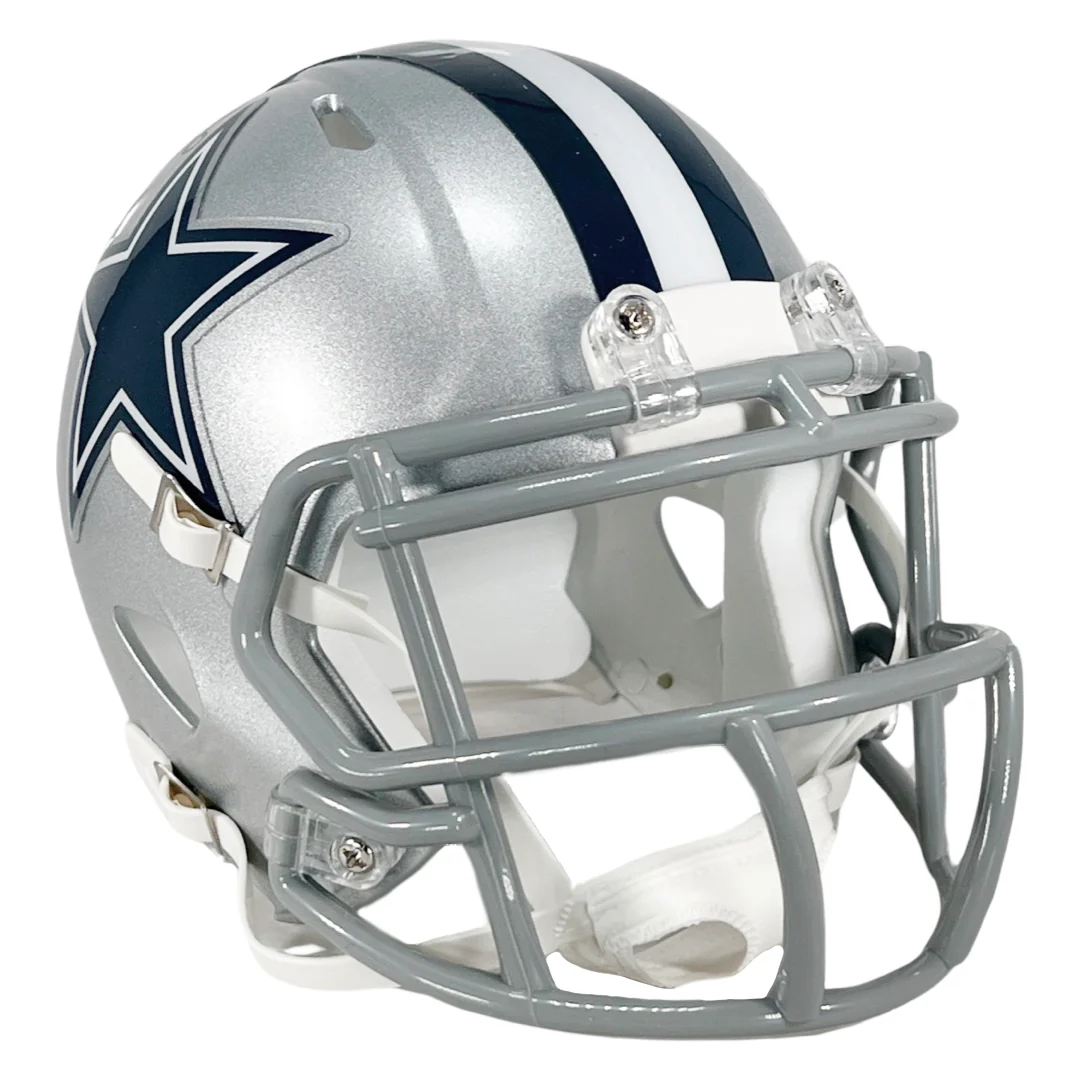 Mazi Smith Signed Dallas Cowboys Speed Mini Football Helmet (JSA) - Image 3