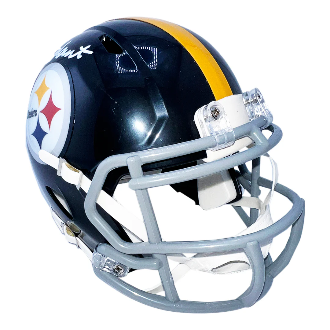 Mel Blount Signed Pittsburgh Steelers Throwback 63-76 Speed Mini Football Helmet (Beckett) - Image 3