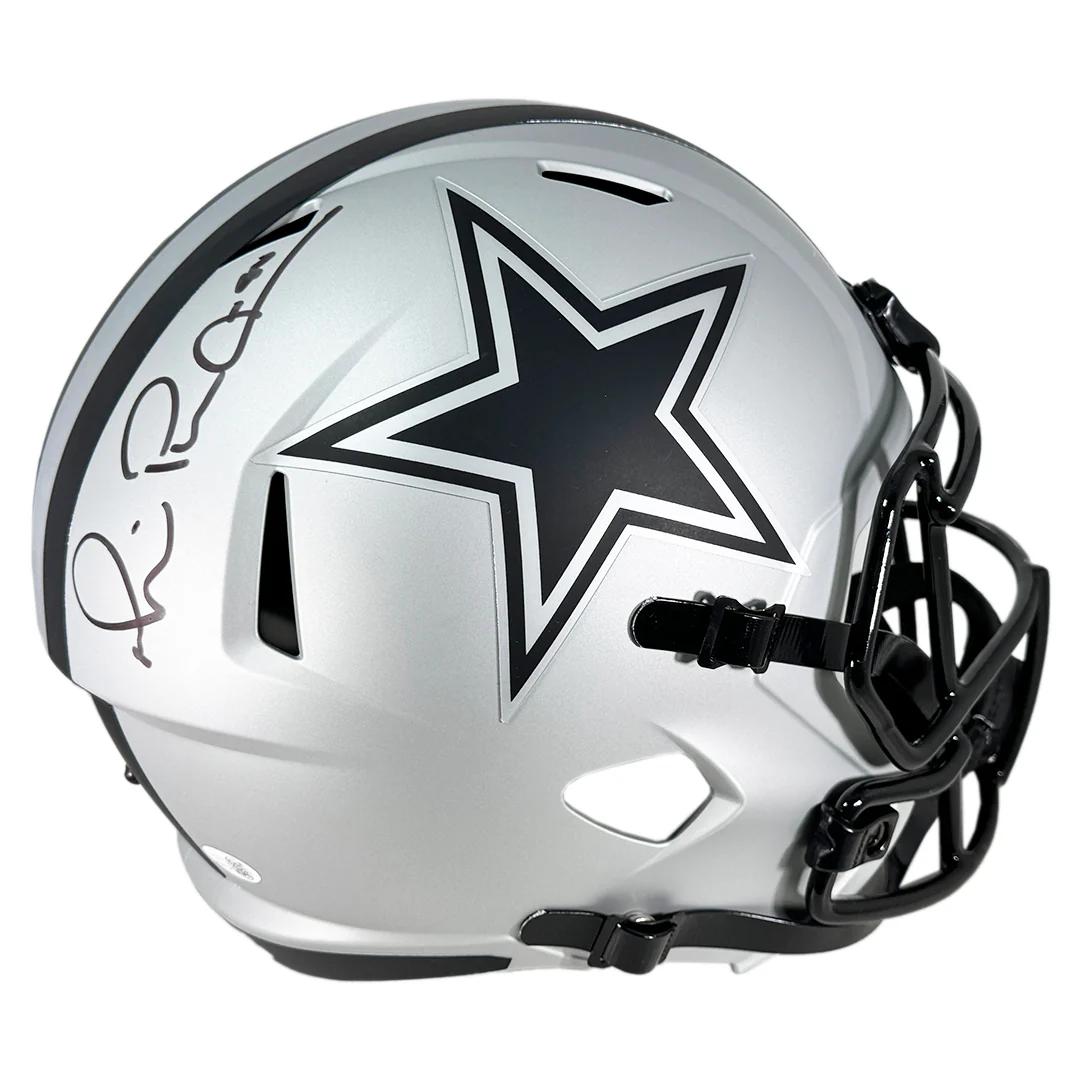 Michael Irvin Signed Dallas Cowboys Rave Full-Size Replica Football Helmet (JSA)