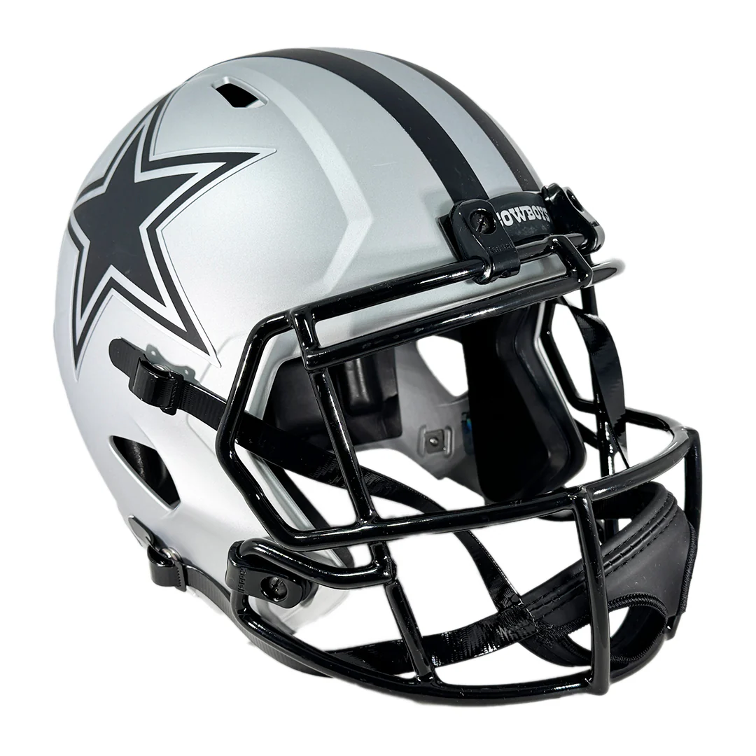 Michael Irvin Signed Dallas Cowboys Rave Full-Size Replica Football Helmet (JSA) - Image 3