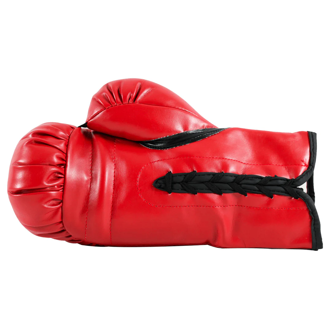Michael Spinks "Jinx" Autographed Boxing Glove Red (JSA) - Image 3
