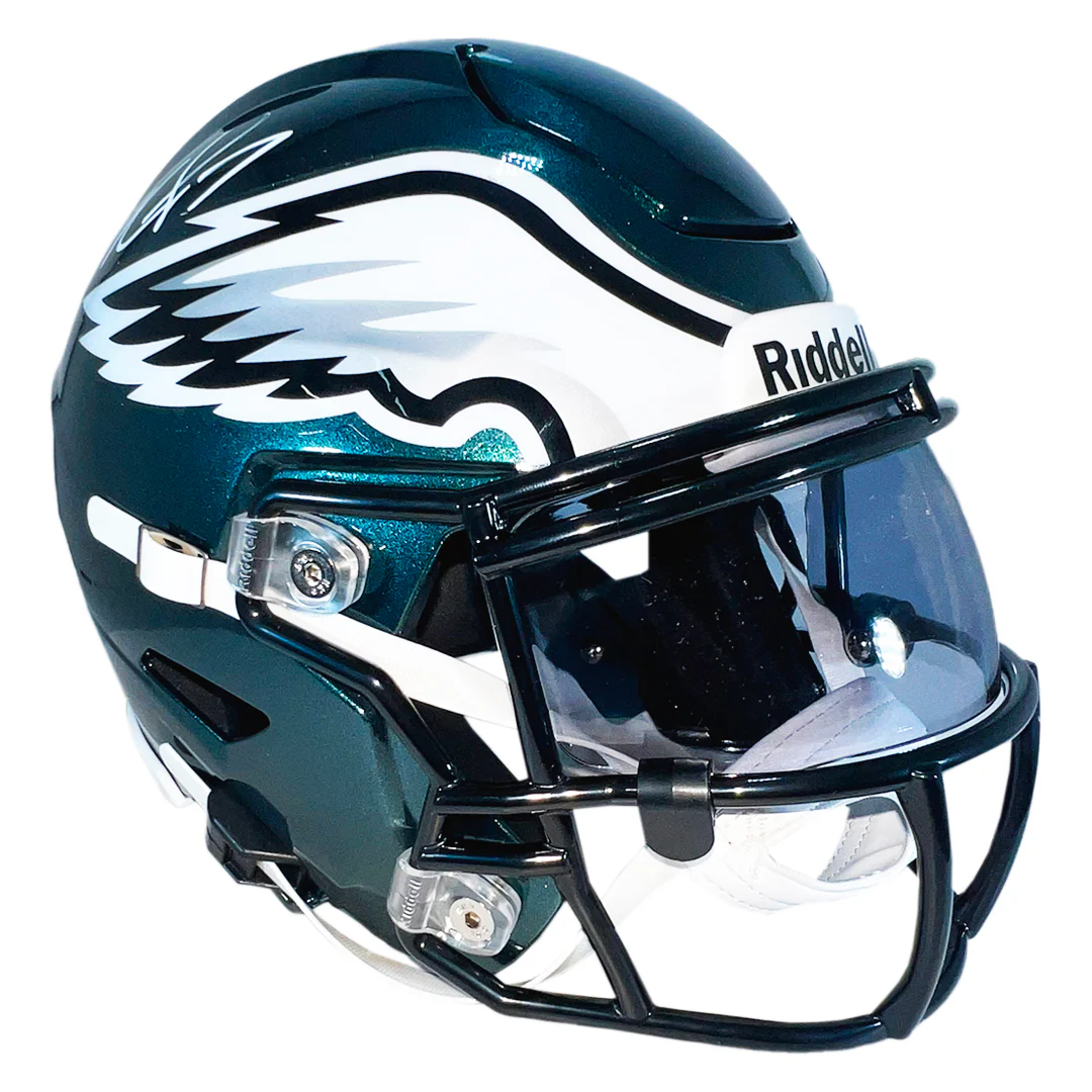 Michael Vick Signed Philadelphia Eagles Midi SpeedFlex Football Helmet (Beckett) - Image 3
