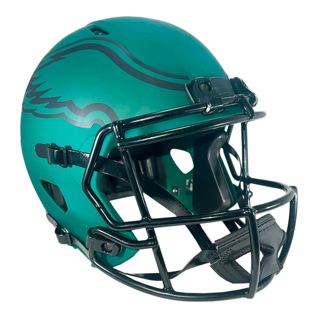 Michael Vick Signed Philadelphia Eagles Rave Full-Size Replica Football Helmet (Beckett) - Image 3