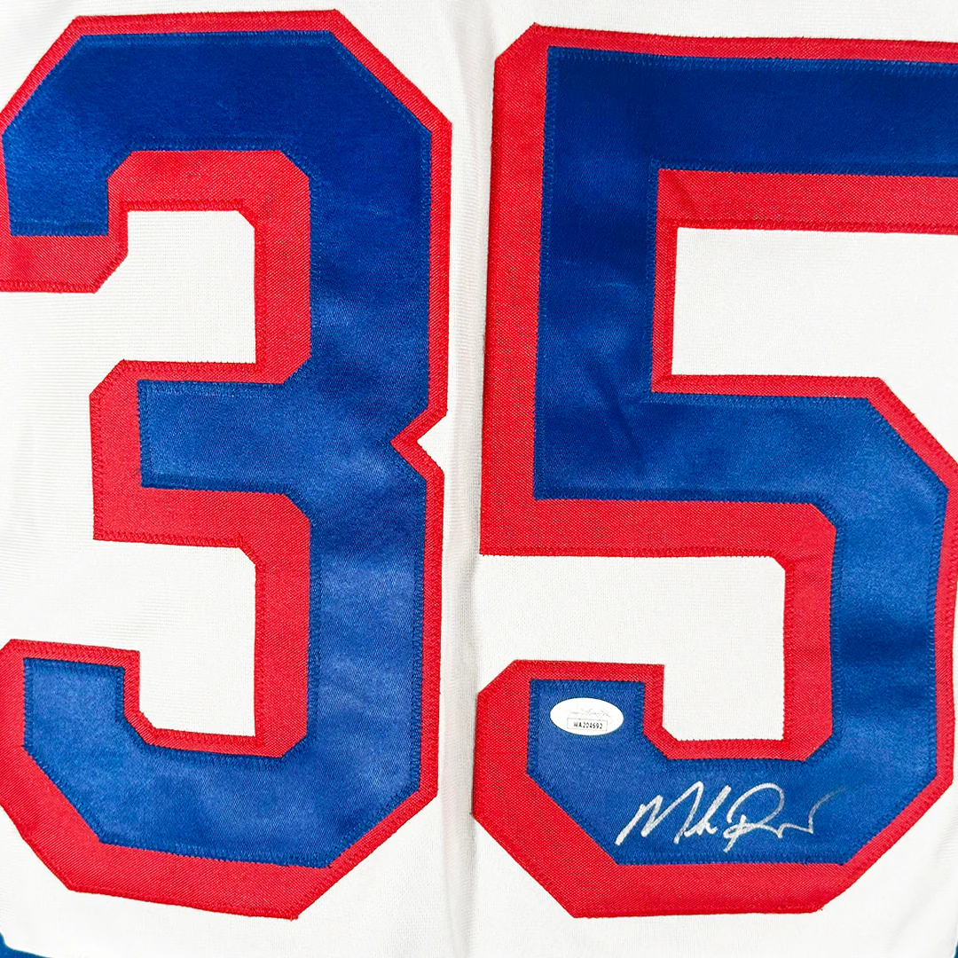 Mike Richter Signed New York White Hockey Jersey (JSA) - Image 2