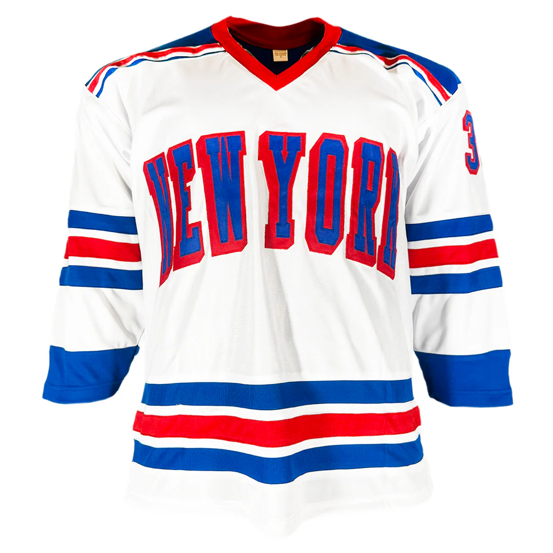 Mike Richter Signed New York White Hockey Jersey (JSA) - Image 3