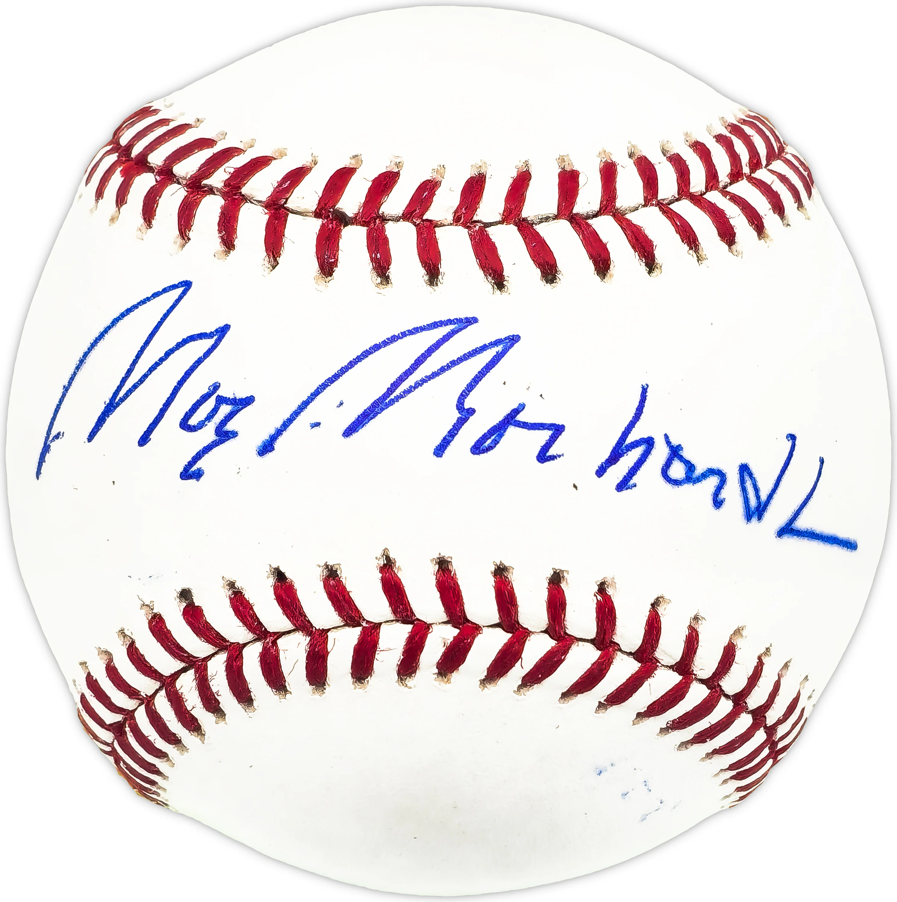Moe Morhardt Autographed Official MLB Baseball Chicago Cubs Beckett BAS QR #BM25960