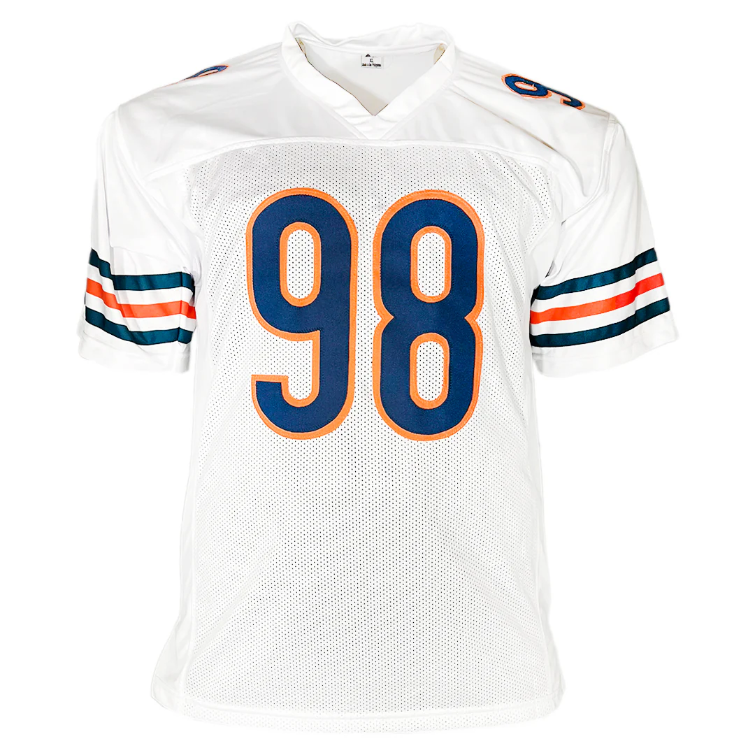 Montez Sweat Signed Chicago White Football Jersey (JSA) - Image 3