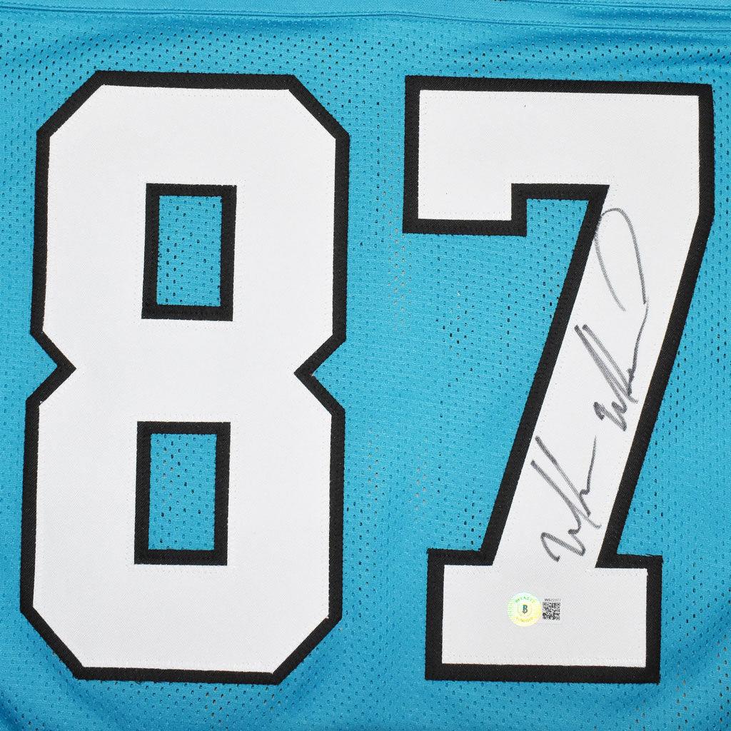 Muhsin Muhammad Signed Carolina Blue Football Jersey (Beckett) - Image 2