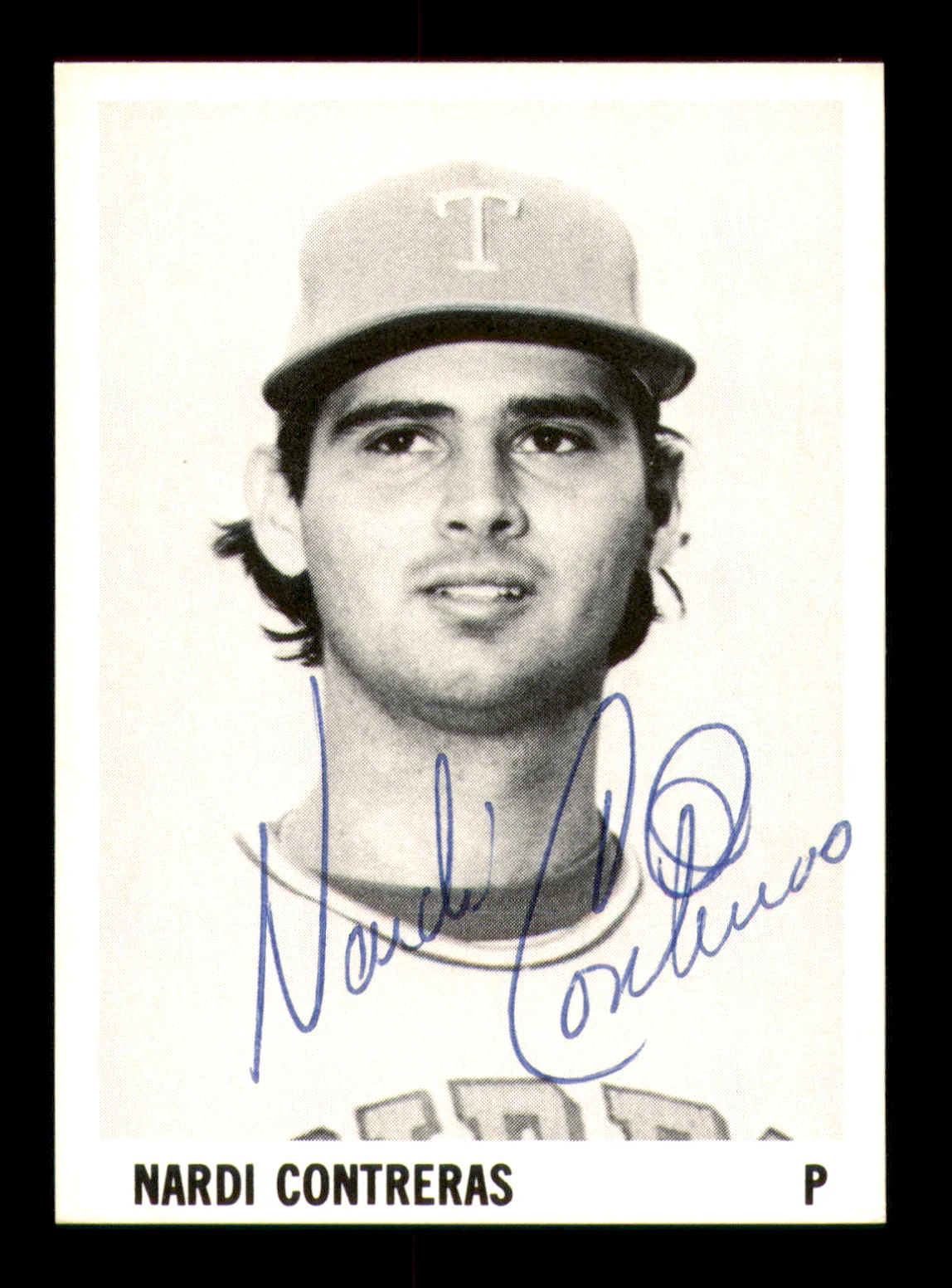 Nardi Contreras Autographed 1975 Stewart Sandwiches Rookie Card Tidewater Tides