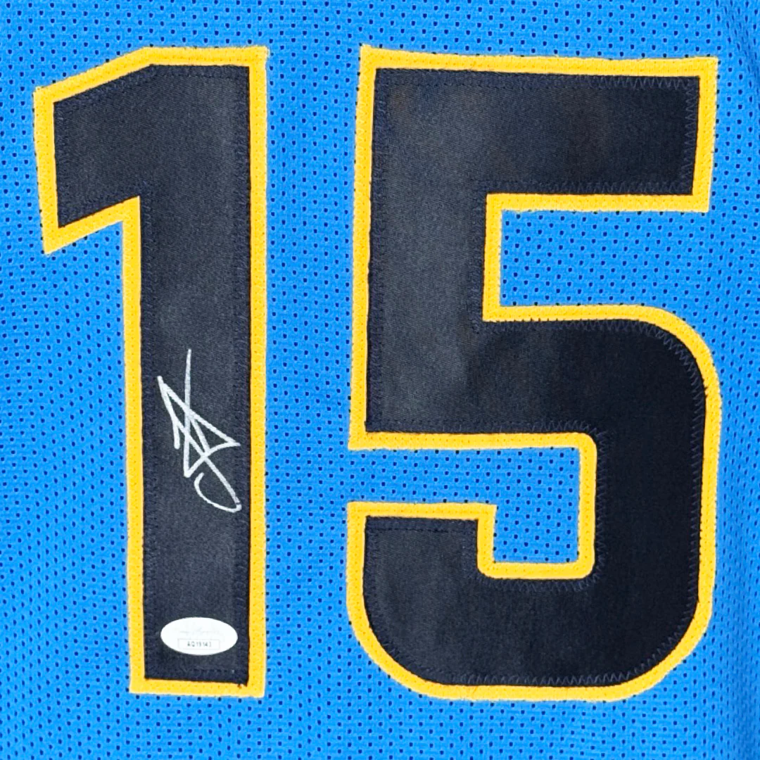 Nikola Jokic Signed Denver Light Blue Basketball Jersey (JSA) - Image 2