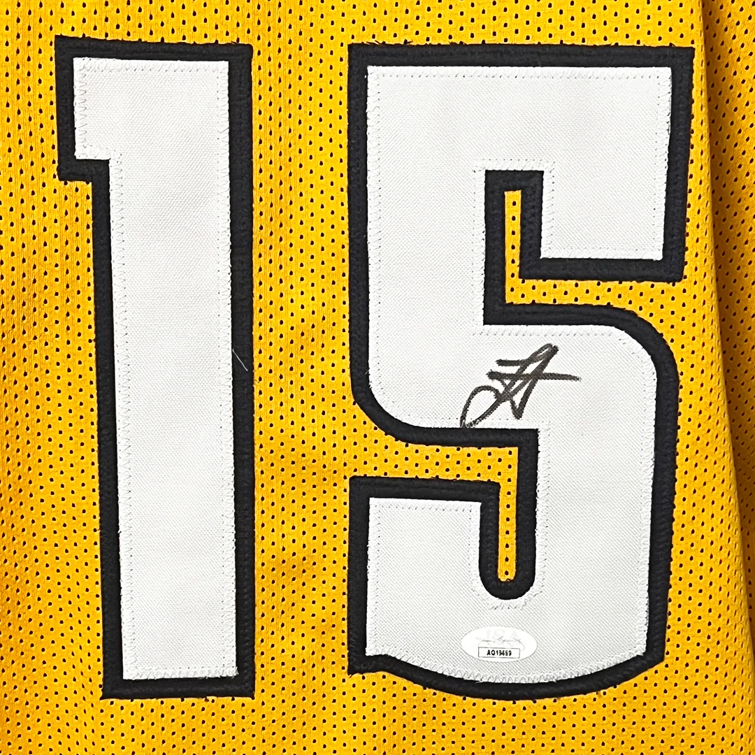 Nikola Jokic Signed Denver Yellow Basketball Jersey (JSA) - Image 2
